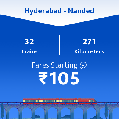 Hyderabad To Nanded Trains